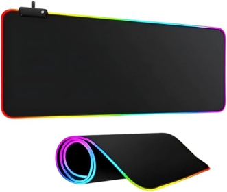 Mouse Pad Gamer RGB Led 80x30 Grande